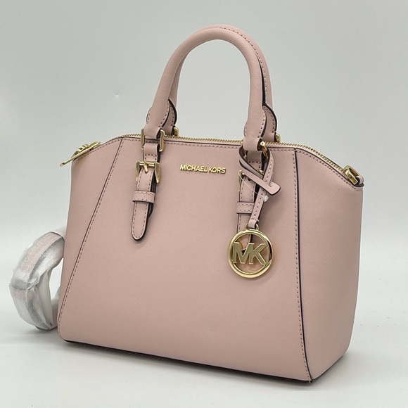 Michael Kors Medium Ciara Satchel Bag Blossom - Picture 6 of 13
